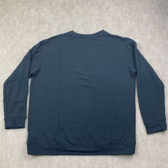 Orvis Sweater Black Modal Polyester Spandex Long Sleeve Crew Neck Women’s Medium - Picture 6 of 9